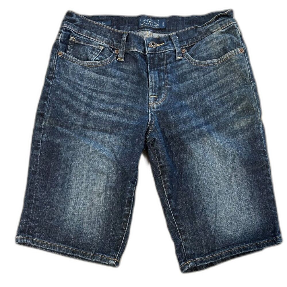 Lucky Brand Dark Wash Denim Bermuda Shorts
